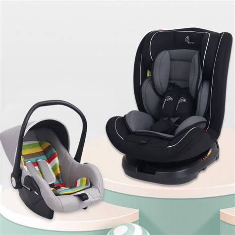 Isofix Car Seat + Picaboo Baby Carry Cot Combo - R For Rabbit