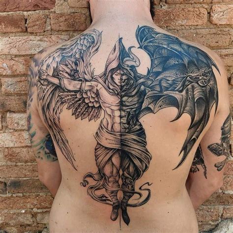 mens demon tattoo ideas