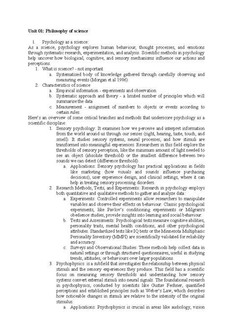 Paradigm - This is an assignment on clinical psychology - Unit 01 ...