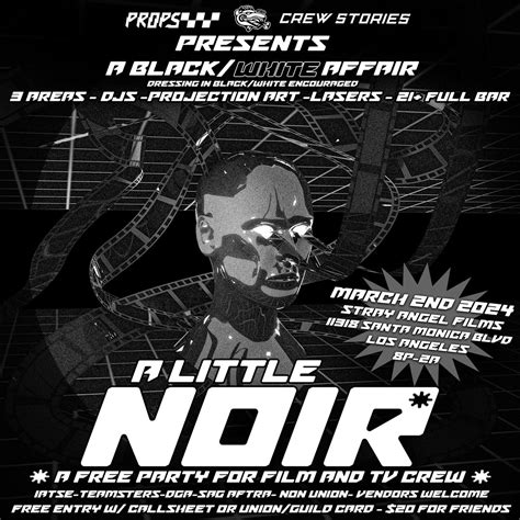 A Little Noir - A Black and White Affiar - Free Party for Film and TV ...
