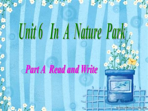 Unit 6 In a nature park第二课时_word文档在线阅读与下载_无忧文档