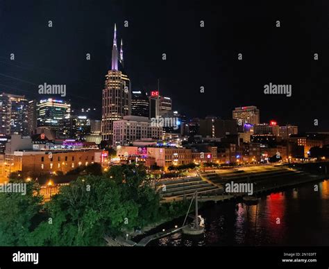 Nashville, Tennessee, U.S.A - June 22, 2022 - The distance view of the ...