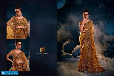 MN SAREE SWAROVSKI VOL 4 6301-6318 SERIES HEAVY WORK SAREE EXPORTS WITH ...