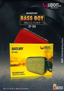 Buy Ubon SP-30A Big Daddy Bass Portable Speaker Powered with 6 Huors ...