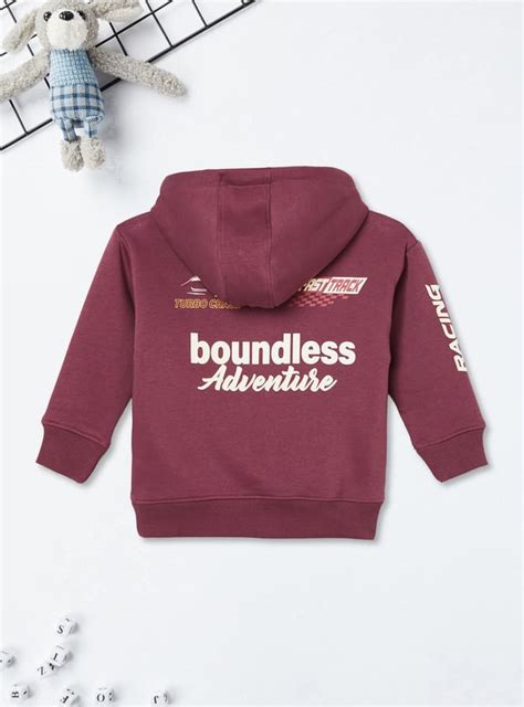 Buy Boys Printed Oversized Hooded Sweatshirt Online at just Rs. 799.0 ...