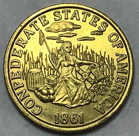 1861 Confederate States of America 5 Dollar Restrike | Property Room