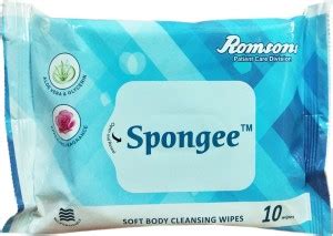 DIGNITY SPONGEE SOFT BODY CLEANSING WIPES FOR ADULTS,10 PCS PACK Price ...
