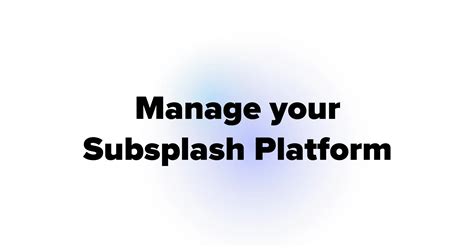 Image result for Subsplash Admin Tutorials