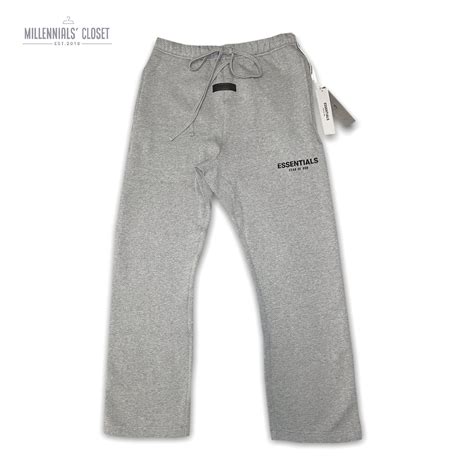Fear of God Fear of God Essentials Relaxed Sweatpants Dark Oatmeal L ...