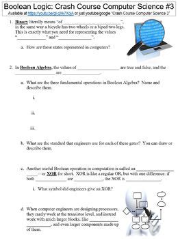 Image result for Boolean Logic Worksheet JavaScript