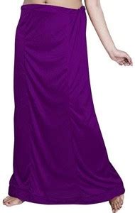 Abn Traders Women's Saree Satin Petticoat Underwear (Purple) Satin ...