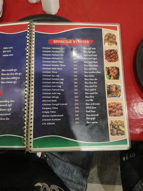 Menu at Mohammadi Dilawar Tawa Fry, Himmatnagar