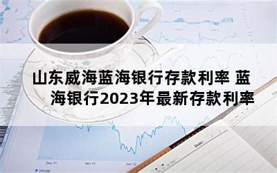 山东威海蓝海银行存款利率 蓝海银行2023年最新存款利率-随便找财经网