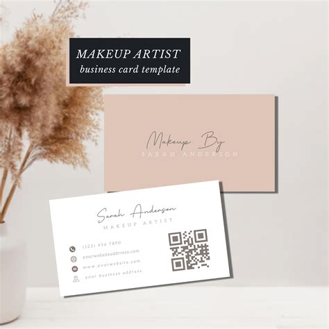 Makeup Artist Business Cards 的图像结果