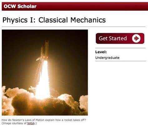 MIT OpenCourseWare MIT Lectures 的图像结果