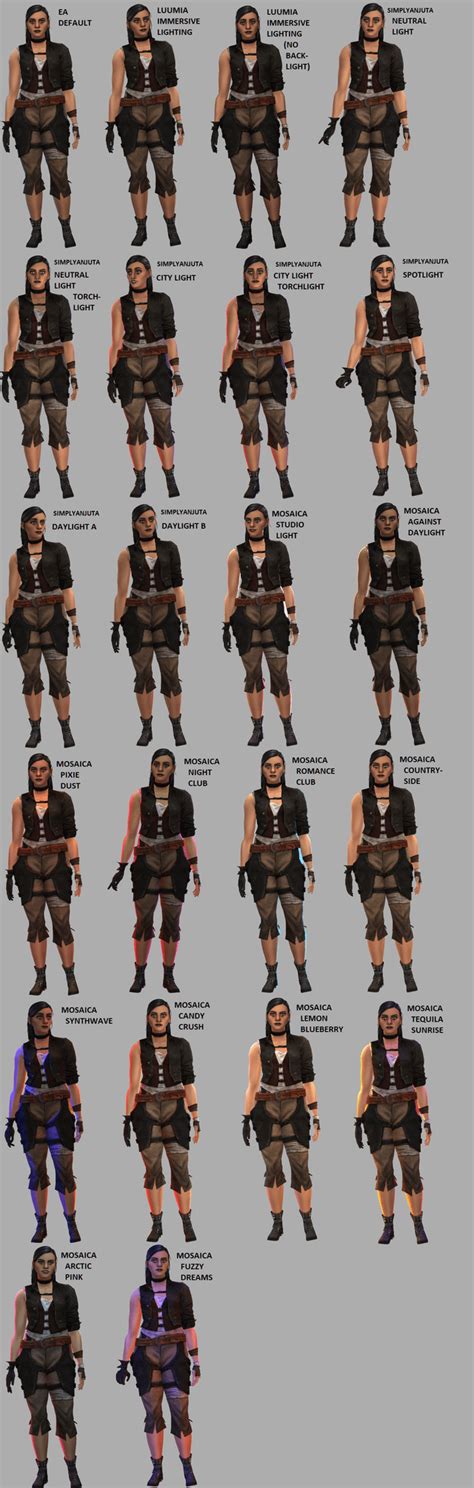 Image result for Sims 4 CAS Lighting Mod