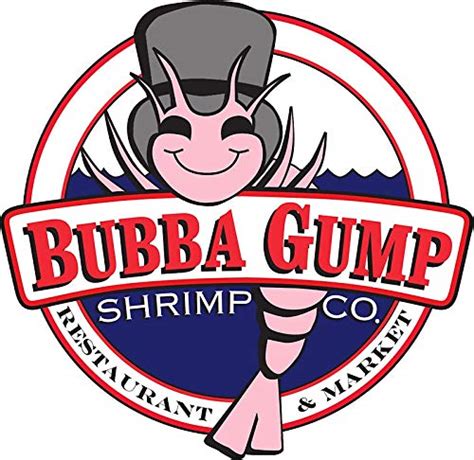 Buy LA STICKERS Forrest Gump - Bubba Gump Shrimp Co. - Sticker Graphic ...