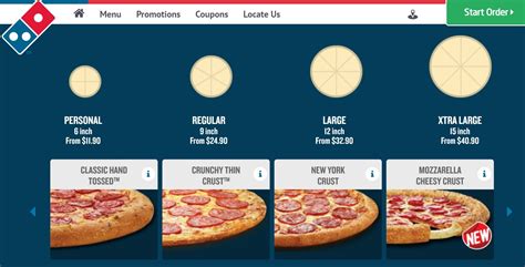 Domino's Pan Pizza Size at Mark Cox blog
