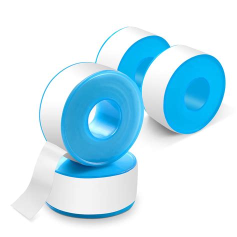 Buy 4 Rolls PTFE Plumbers Tape Teflon Tape Plumbing Tape Thread Seal ...