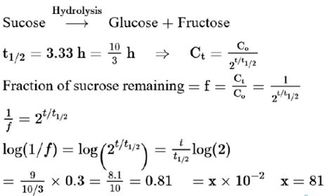 Sucrose hydrolyses in acid solution into glucose and fructose following