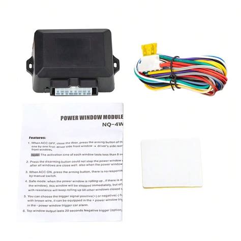 Car Power Window Closer For 4 Doors Auto Intelligent Close Windows ...