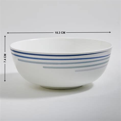 Buy Lucas Bone China Printed Serving Bowl - 1.21L from Home Centre at ...
