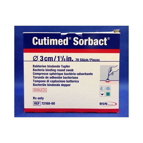 BSN MEDICAL 7216800, 3254 CUTIMED SORBACT SWABS ROUND 5/PK, 51% OFF