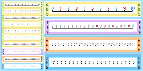 Superhero Number Lines Pack up to 30