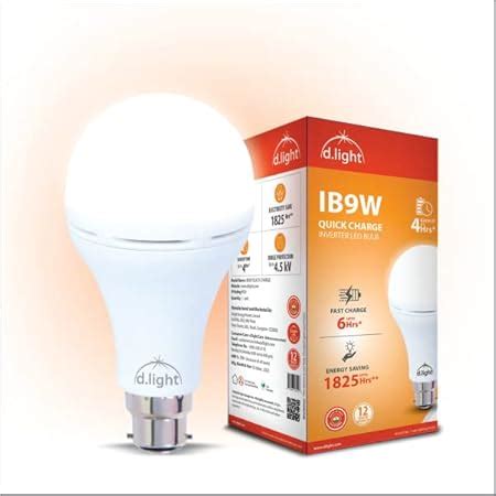 Buy D.LIGHT 9W Quick Charge LED Inverter Bulb (White) Online at Low ...