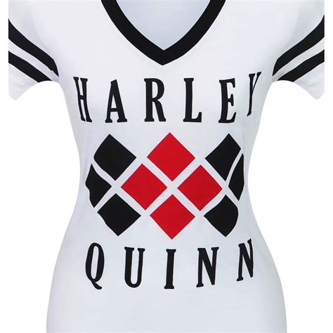 Harley Quinn Diamond Women's Varsity V-Neck T-Shirt