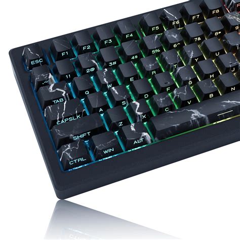 Snapklik.com : PBT Keycaps -Shine Through Keycaps, Keycaps 75 Percent, Side Print Keycaps Dye ...