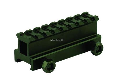Buy Swamp Fox Compact Riser with Quick Release Grooved See-Through Rail ...
