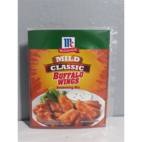 MCCORMICK BUFFALO WINGS SEASONING MIX MILD CLASSIC (COATING MIX 20G, S ...