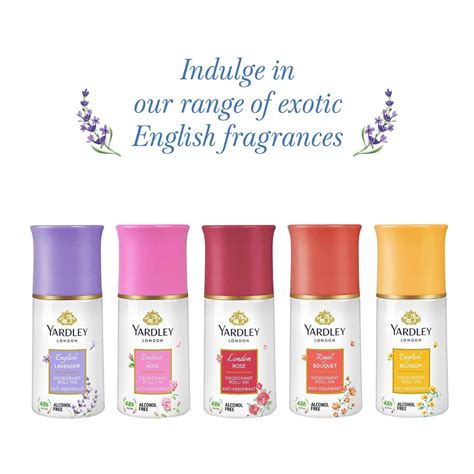 Yardley London Royal Bouquet and English Lavender Deodorant Roll-on Fo ...