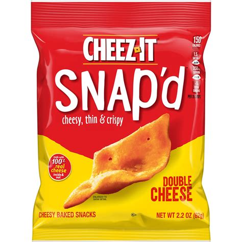 Cheez-It Snap'd Double Cheese Crackers - Walmart.com - Walmart.com