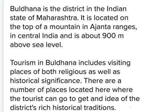 Explain with reason the place of Shegaon can be developed as tourist ...