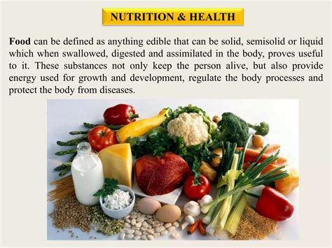 NUTRITION & HEALTH | PPTX
