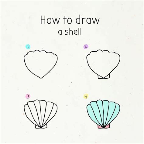 Image result for How to Draw Cute Shell