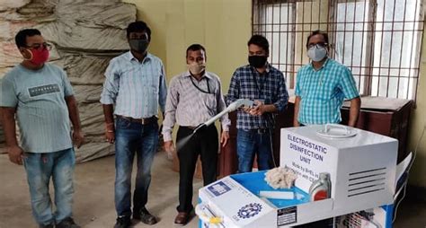 NTPC Bongaigaon commissions 2 Electrostatic disinfectant spray machines ...