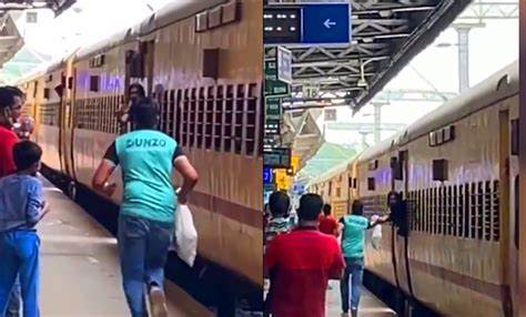 Video Of Dunzo Exec Delivering Order To A Running Train Is Unmissable ...