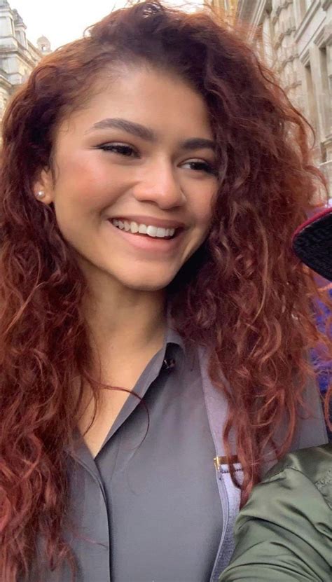 Zendaya in 2022 | Zendaya red hair, Dyed curly hair, Hair color underneath