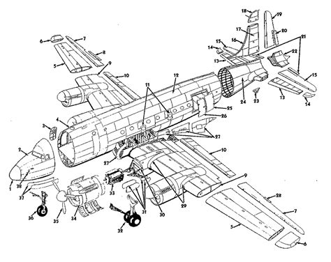 Image result for Exploded View Drawing Aircraft Parts