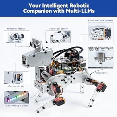 SunFounder PiDog AI Robot Dog Kit for Raspberry Pi India | Ubuy