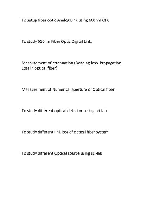 OCN List - OCN practical list - Internet of Things - To setup fiber ...