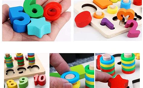 JULEX Preschool Counting Game Sorting Montessori Toys for Toddlers ...