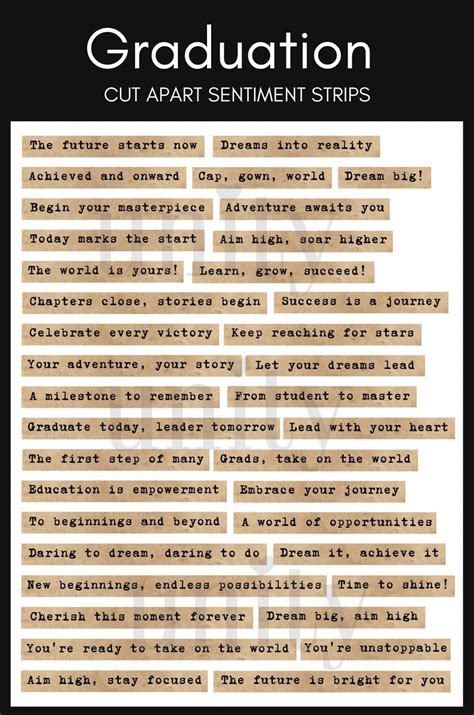 Graduation Sentiments for Cards 的图像结果