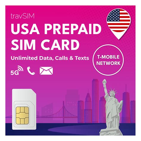 Amazon.com: travSIM Prepaid SIM Card USA | T-Mobile Network | Unlimited ...
