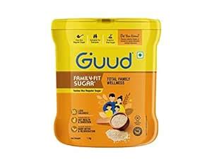 GUUD 100% Natural Sugar Substitute, 1 Kg - Equal to 2 Kg of Regular ...
