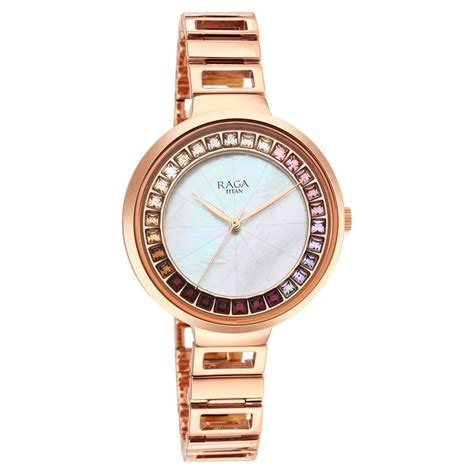 Buy Online Titan Raga Love All Mother Of Pearl Dial Women Watch With ...