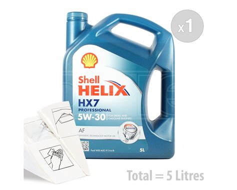 Shell Helix Hx7 Af 5w 30 Professional Synthetic Technology Engine ...